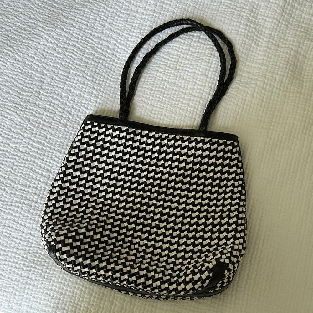 Bembien Leather Woven Bag